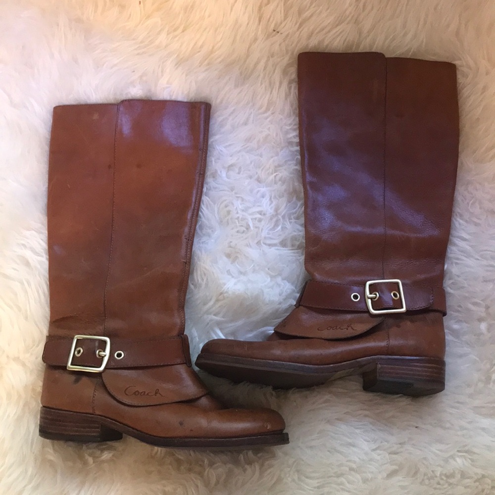 Coach Leather Boots